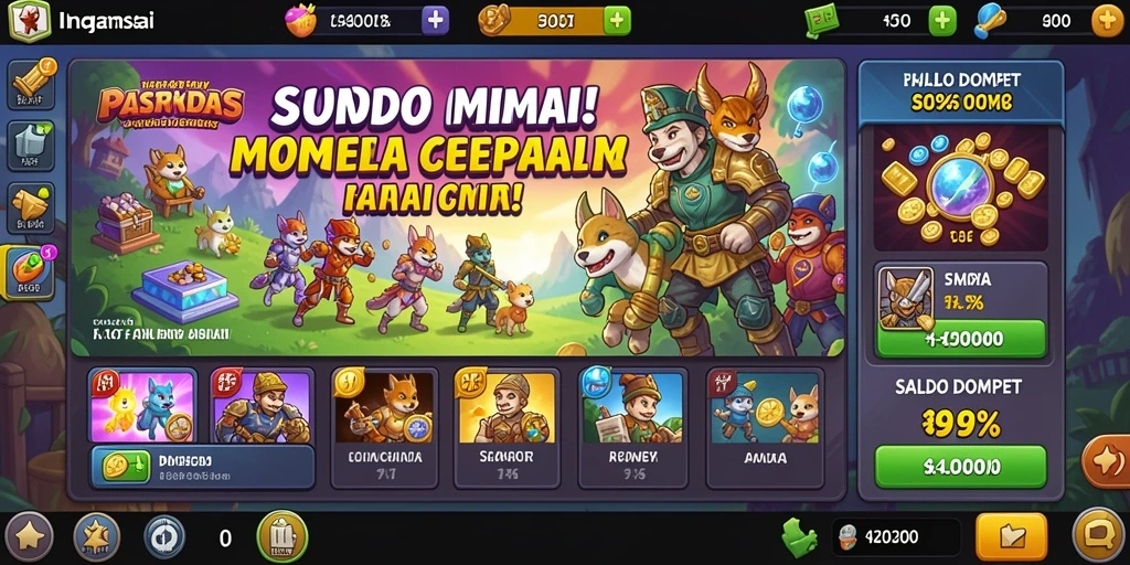 Menu bonus dengan peluang besar untuk menang.
