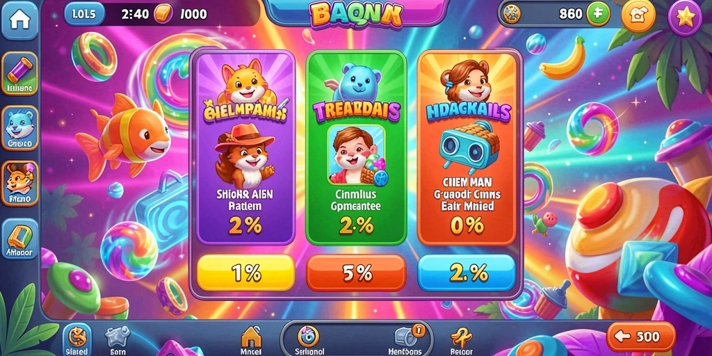 Screenshot menampilkan fitur bonus yang menarik saat bermain.