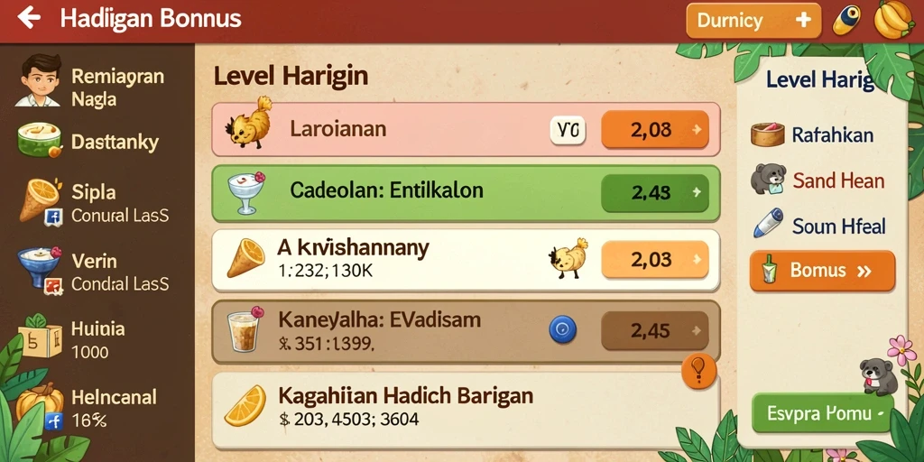 Fitur turnamen yang membuat permainan lebih seru.